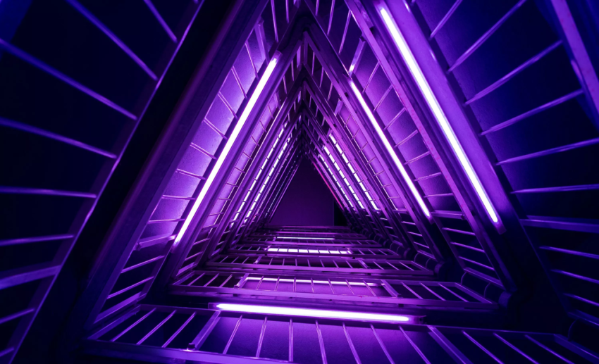 Triangular Tunnel PC Wallpaper